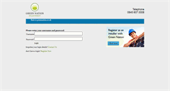 Desktop Screenshot of installer.greennation.co.uk